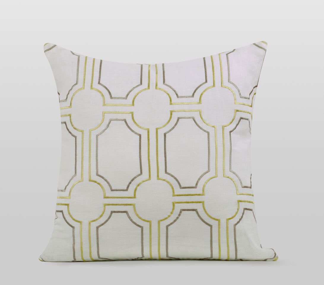 #Cambridge Decorative Throw Pillow - White