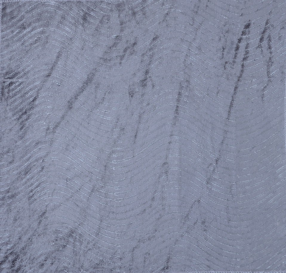 #Waves Fabric - Silver Grey