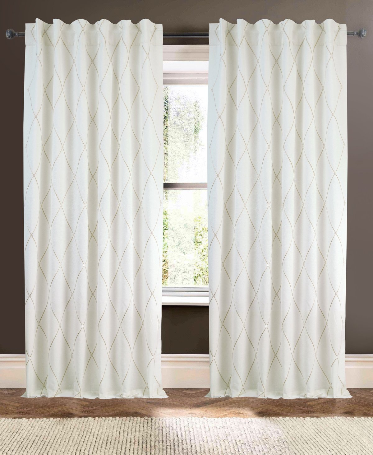 drapery panel - Ivory