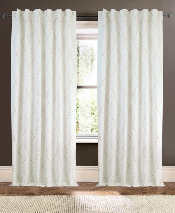 Diamond Dots – Linen Cotton Blend