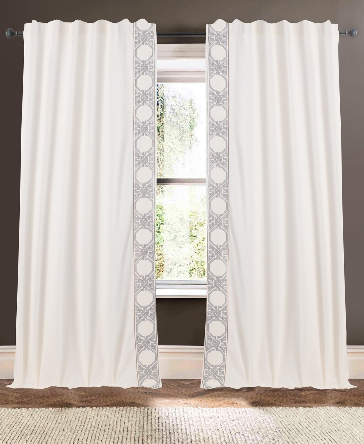 drapery panel - Ivory