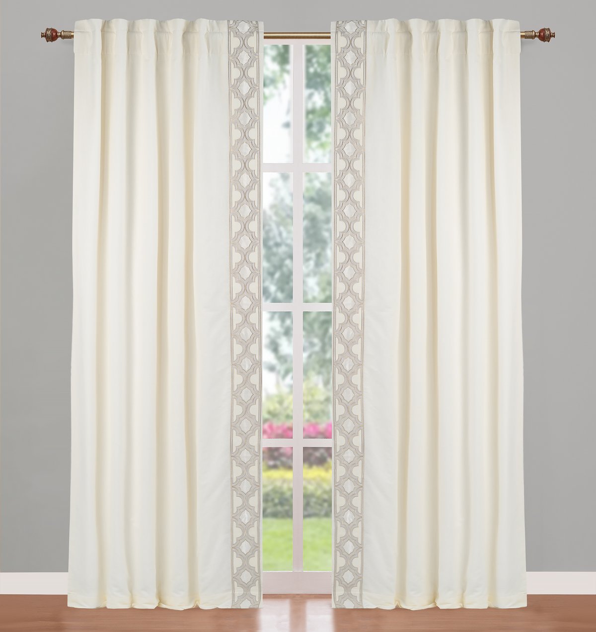 drapery panel - Ivory