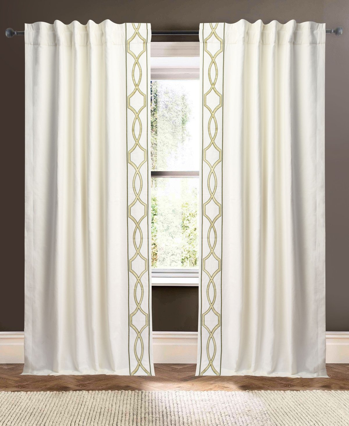 drapery panel - Ivory