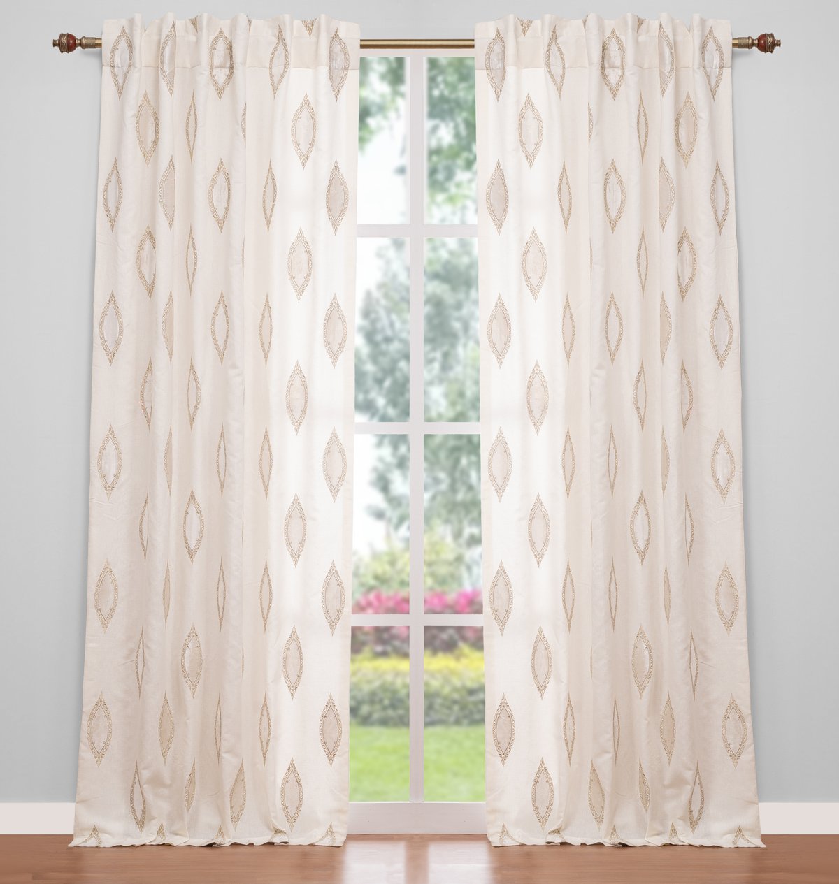 drapery panel - Ivory