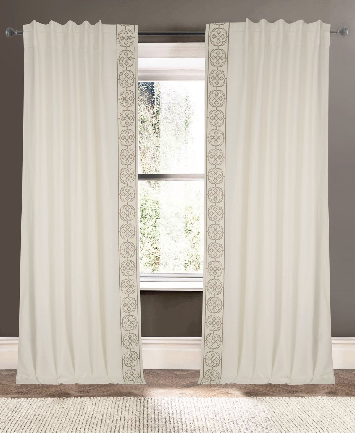 drapery panel - Ivory