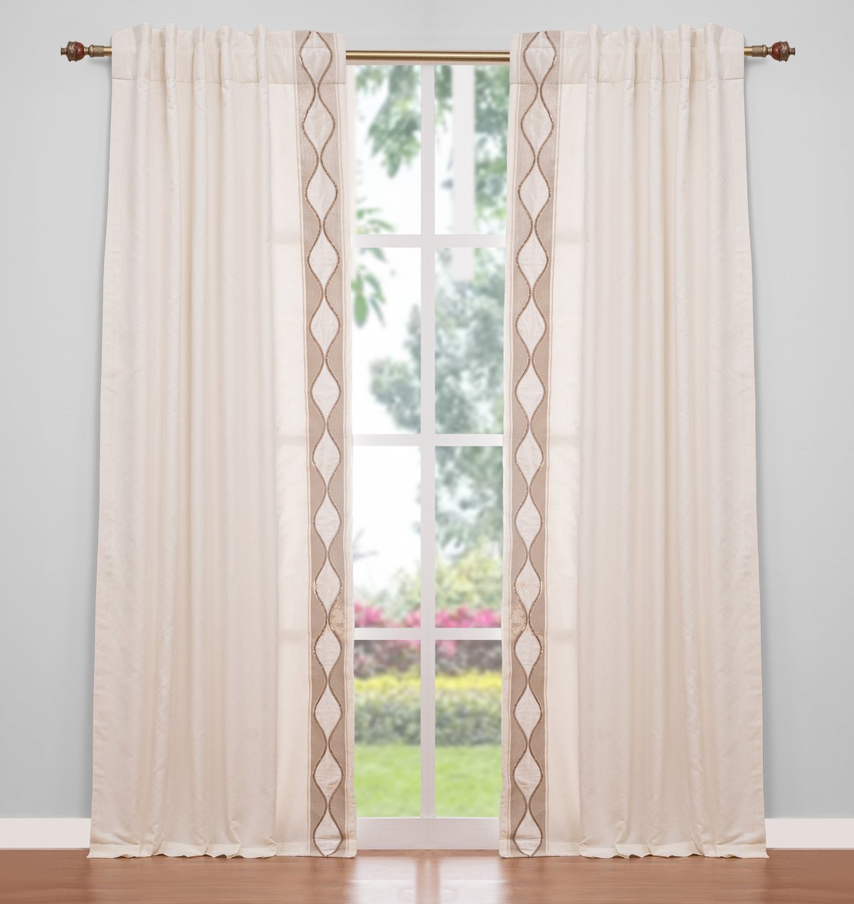 drapery panel - Ivory