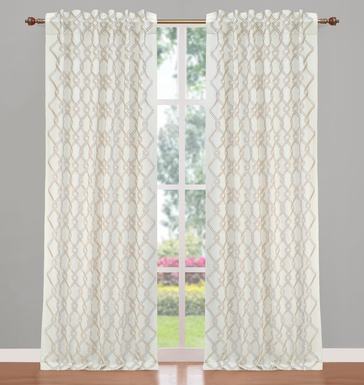 drapery panel - Ivory