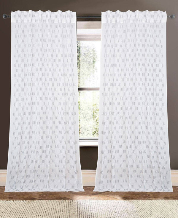 Grid-Cotton Organdy