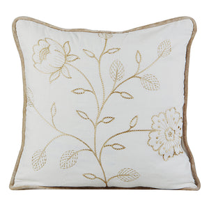 #Bloom Decorative Throw Pillow - Ivory