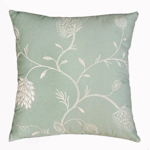 #Blush Decorative Throw Pillow - Charlotte Blue