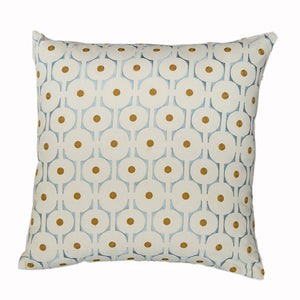 #Cell Decorative Throw Pillow - Ivory