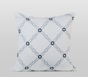 #Concord Decorative Throw Pillow - White
