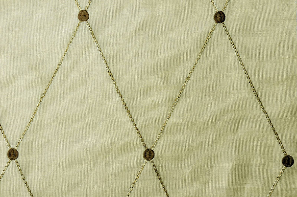 #Diamond Dots Fabric - Wheatish
