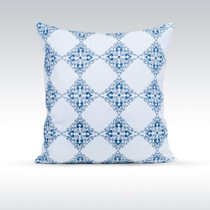 #Exotic Decorative Throw Pillow - White