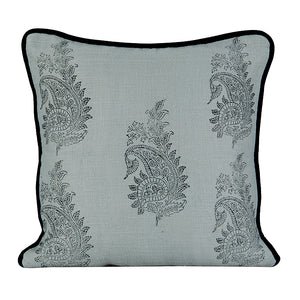 #Feather Decorative Throw Pillow - Charlotte Blue