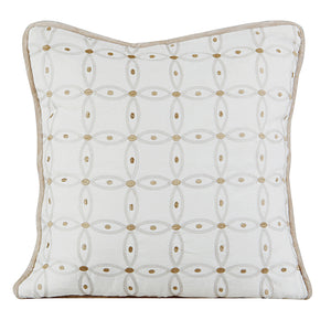 #Gash Decorative Throw Pillow - Ivory