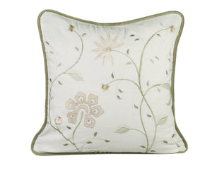 #Golden Decorative Throw Pillow - Ivory