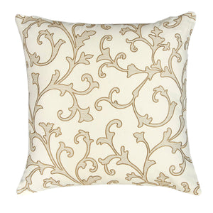 #Gothic Decorative Throw Pillow - Ivory