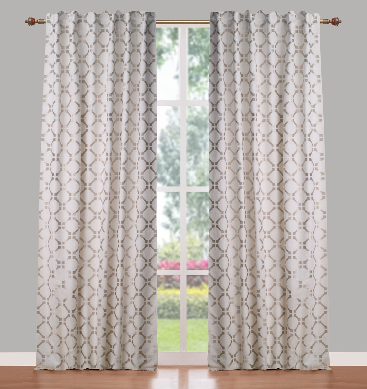 drapery panel - Ivory