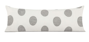#Hayden Lumbar Pillow - Ivory Gray