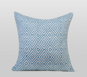 #Nautical Decorative Throw Pillow - Denim