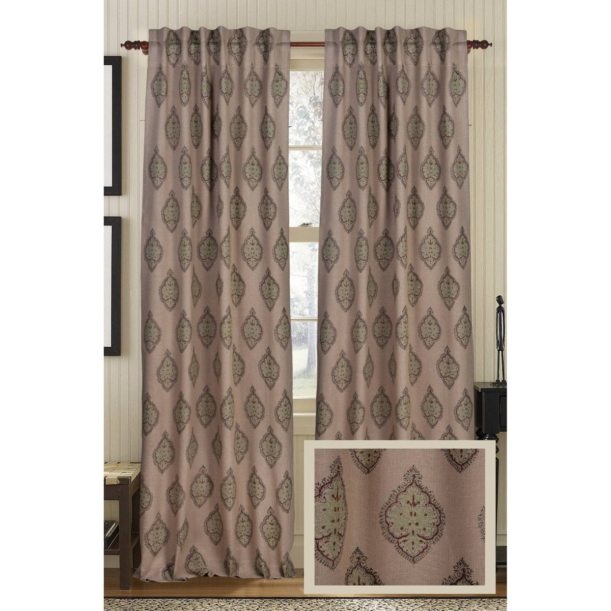 RETAIL-ONLY: Peaceful-Burlap
