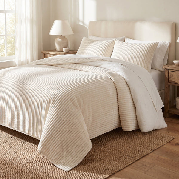 Palazzo Velvet Coverlet – Birch