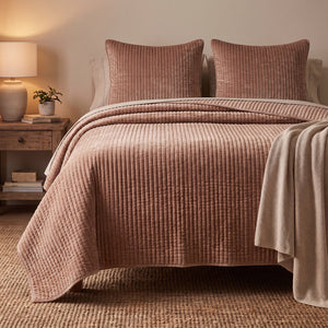 GRID-THUMB: Palazzo Velvet King Coverlet – Blush