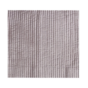 Palazzo Velvet Coverlet – Zinc — fabric detail