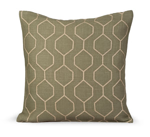 #Pyramid Decorative Throw Pillow - Sage Green