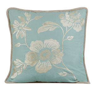 #Royal Decorative Throw Pillow - Charlotte Blue