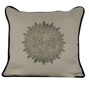 #Suncrest Decorative Throw Pillow - Woodash