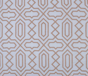 #Symbols Fabric - Ivory