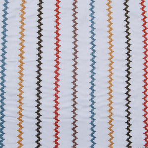 #Vibrant Fabric - White
