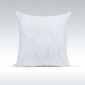 #Viola Decorative Throw Pillow - Ivory