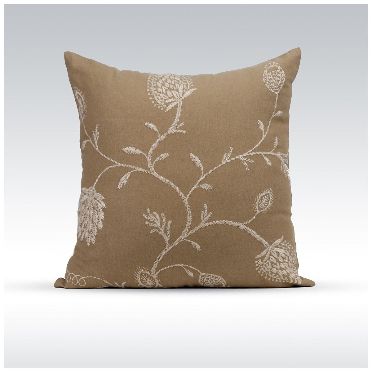 GRID-THUMB: #Blush Decorative Throw Pillow - Khaki