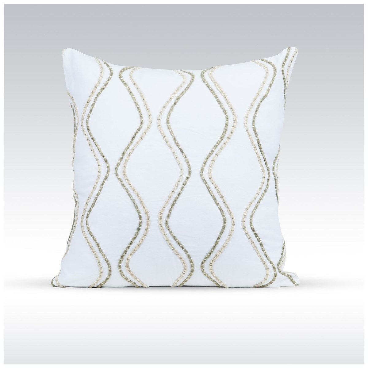 GRID-THUMB: #Enlace Decorative Throw Pillow - White