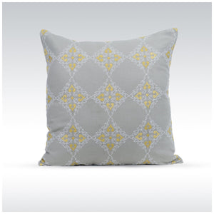 GRID-THUMB: #Exotic Decorative Throw Pillow - Mist