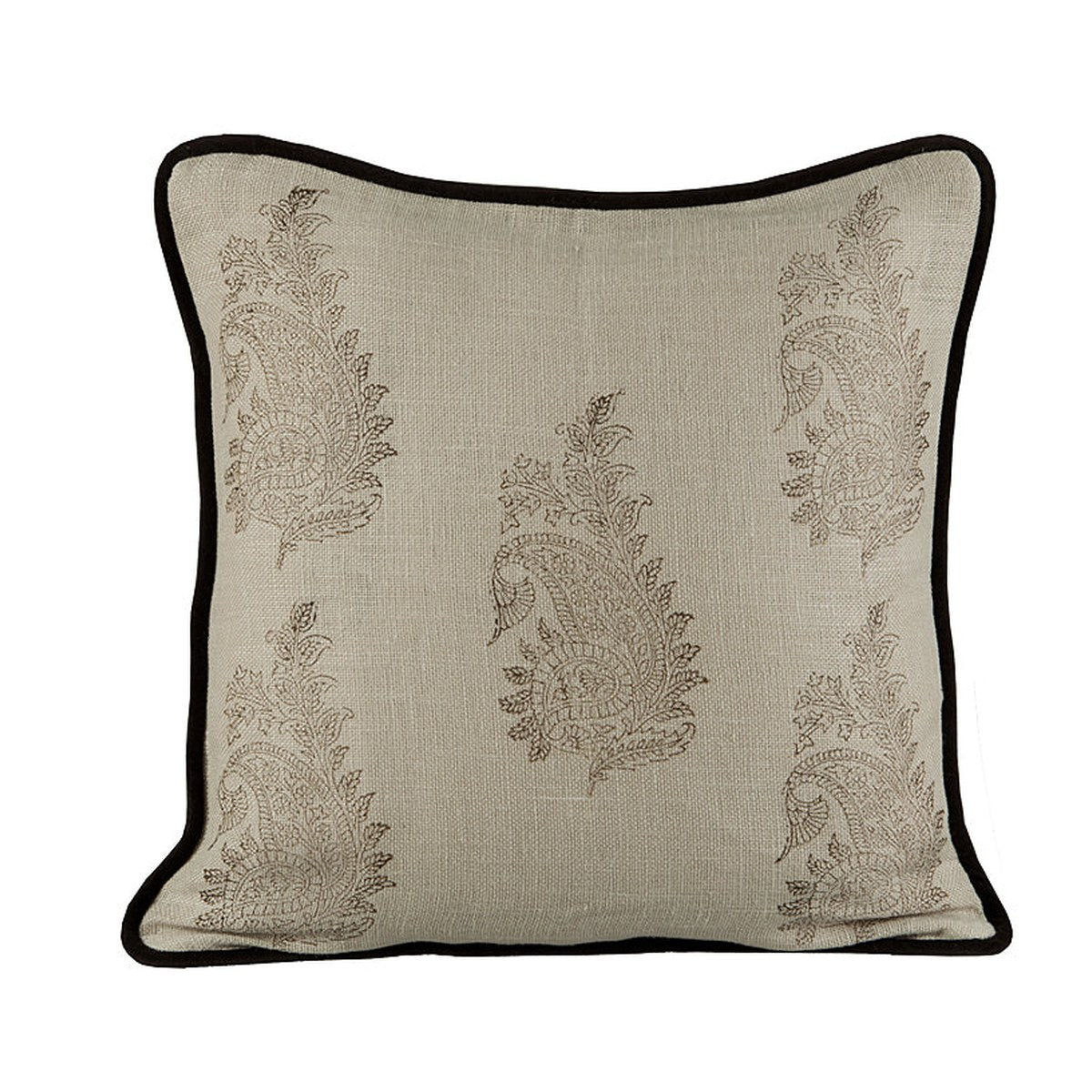 GRID-THUMB: #Feather Decorative Throw Pillow - Wheatish