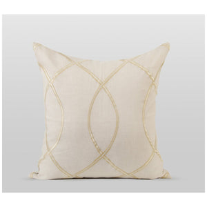 GRID-THUMB: #Glitz Decorative Throw Pillow - Natural