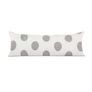 GRID-THUMB: #Hayden Lumbar Pillow - Ivory Gray