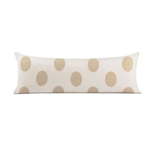 GRID-THUMB: #Hayden Lumbar Pillow - Ivory Natural