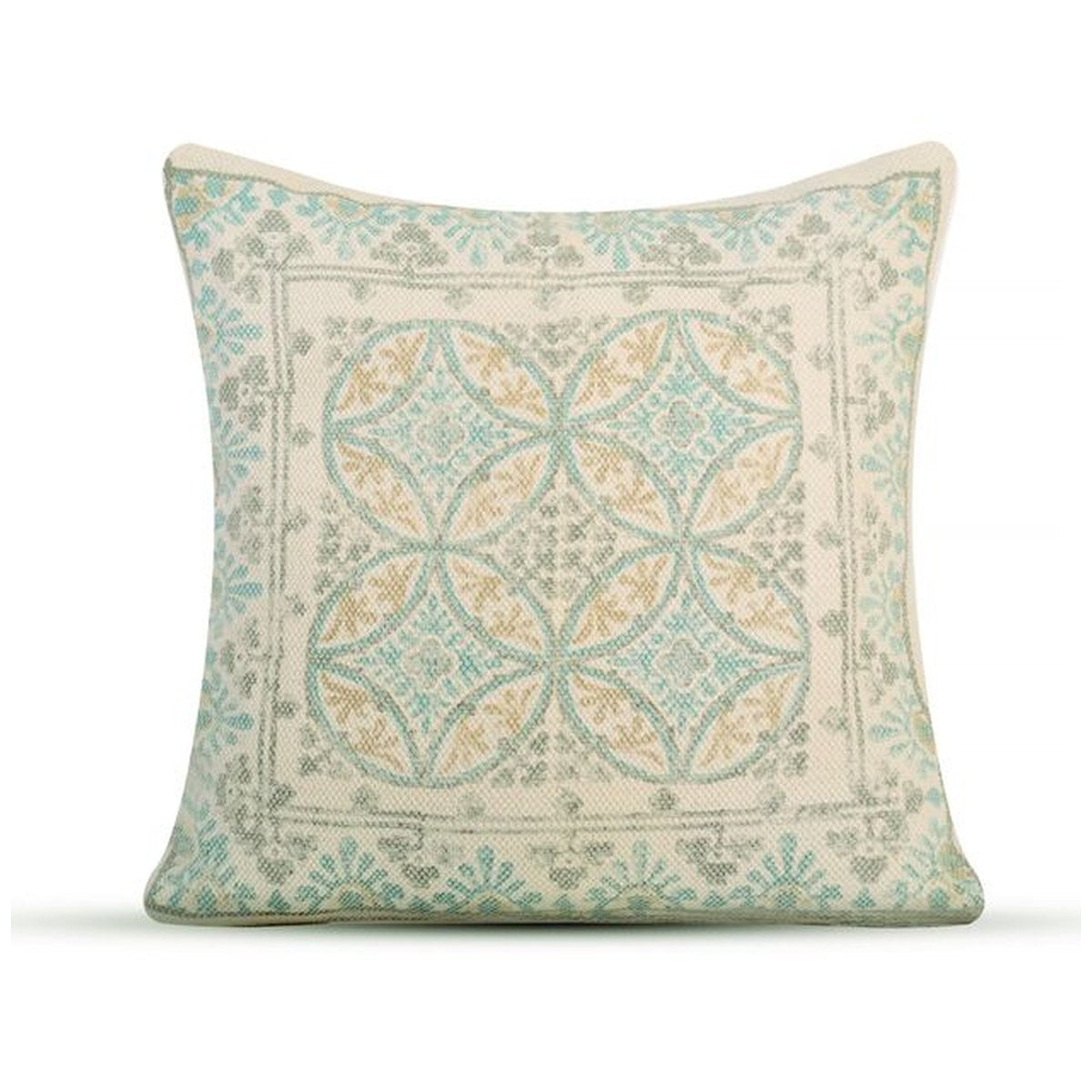 GRID-THUMB: #HP-16 Decorative Throw Pillow - Dhurrie