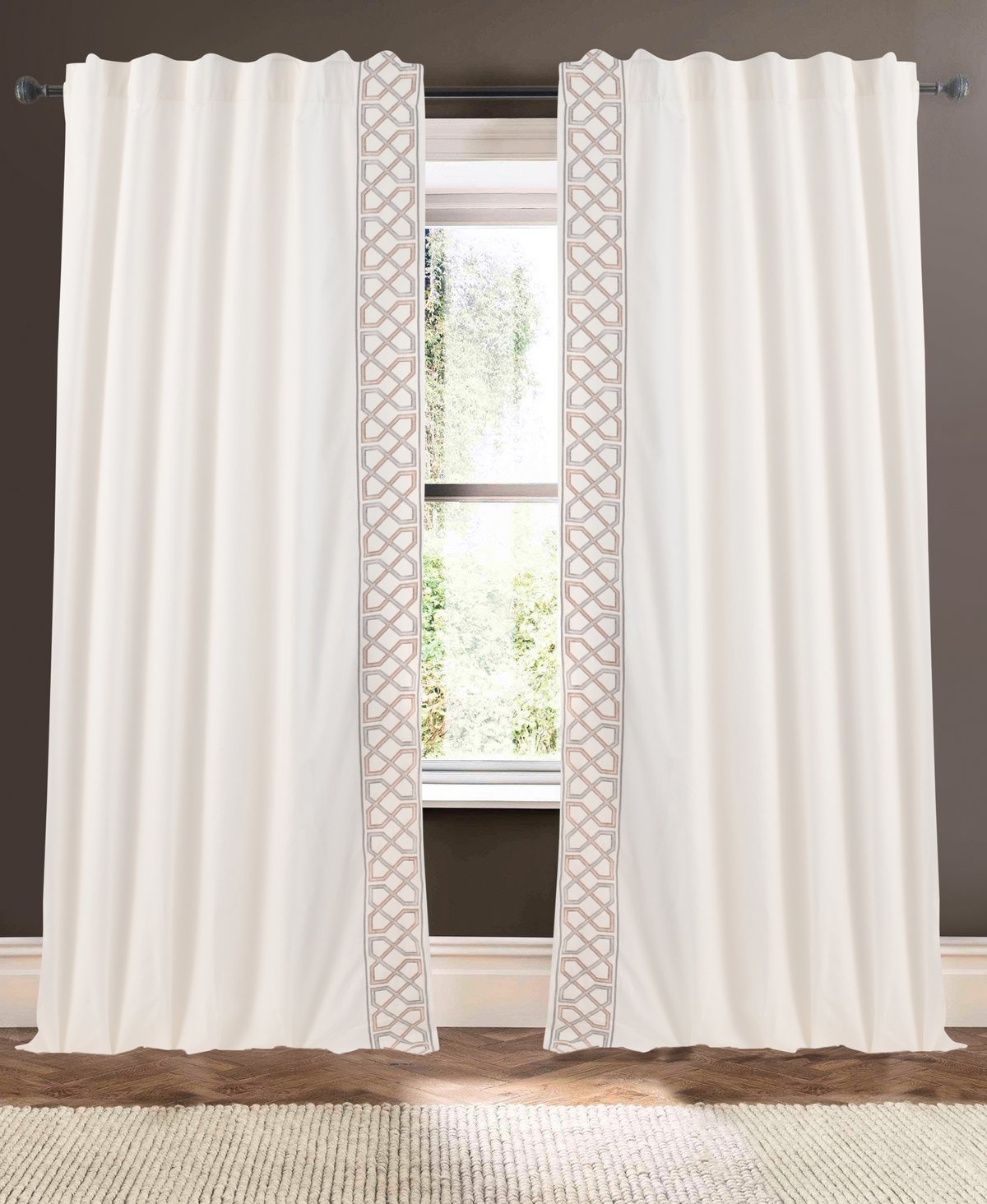 drapery panel - Ivory