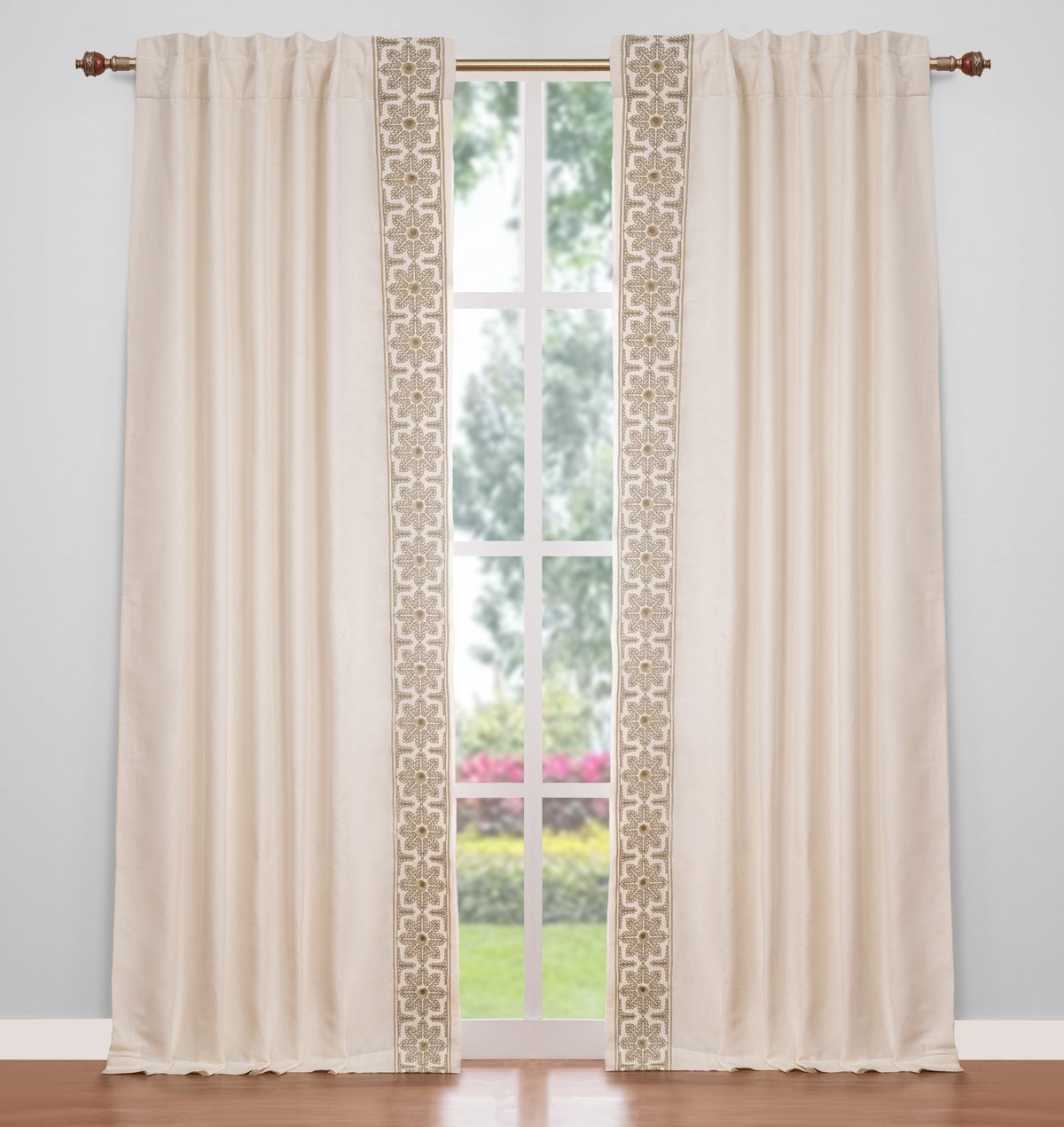 drapery panel - Ivory