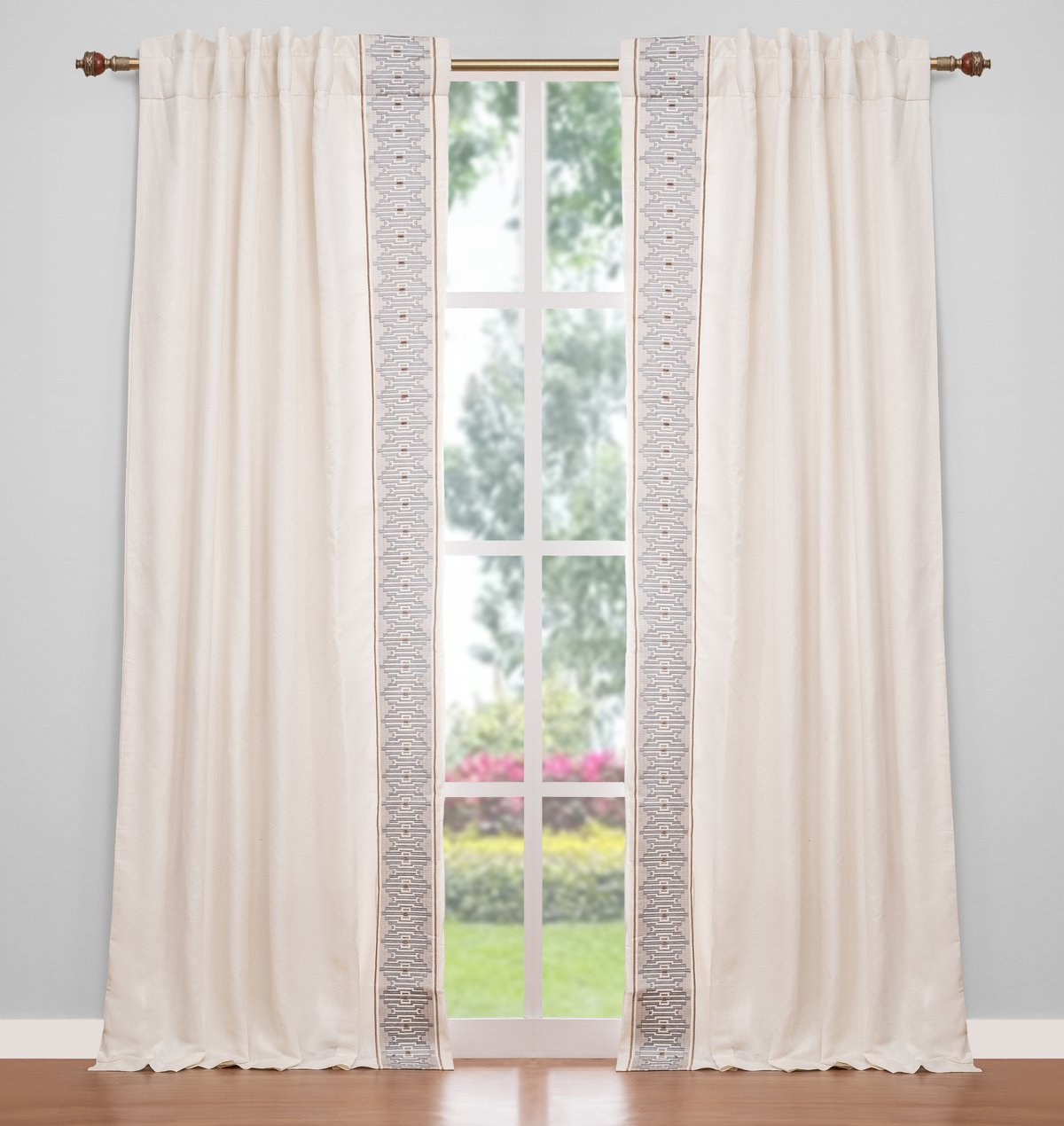 drapery panel - Ivory