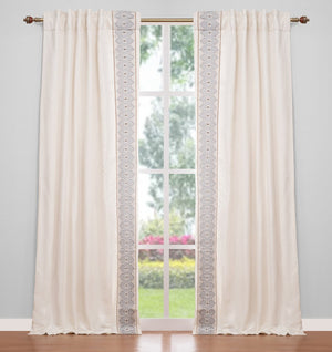 drapery panel - Ivory