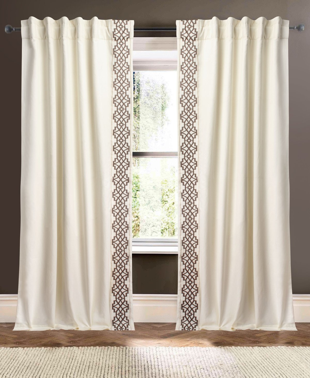 drapery panel - Ivory