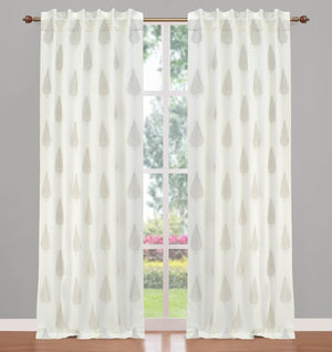 drapery panel - Ivory
