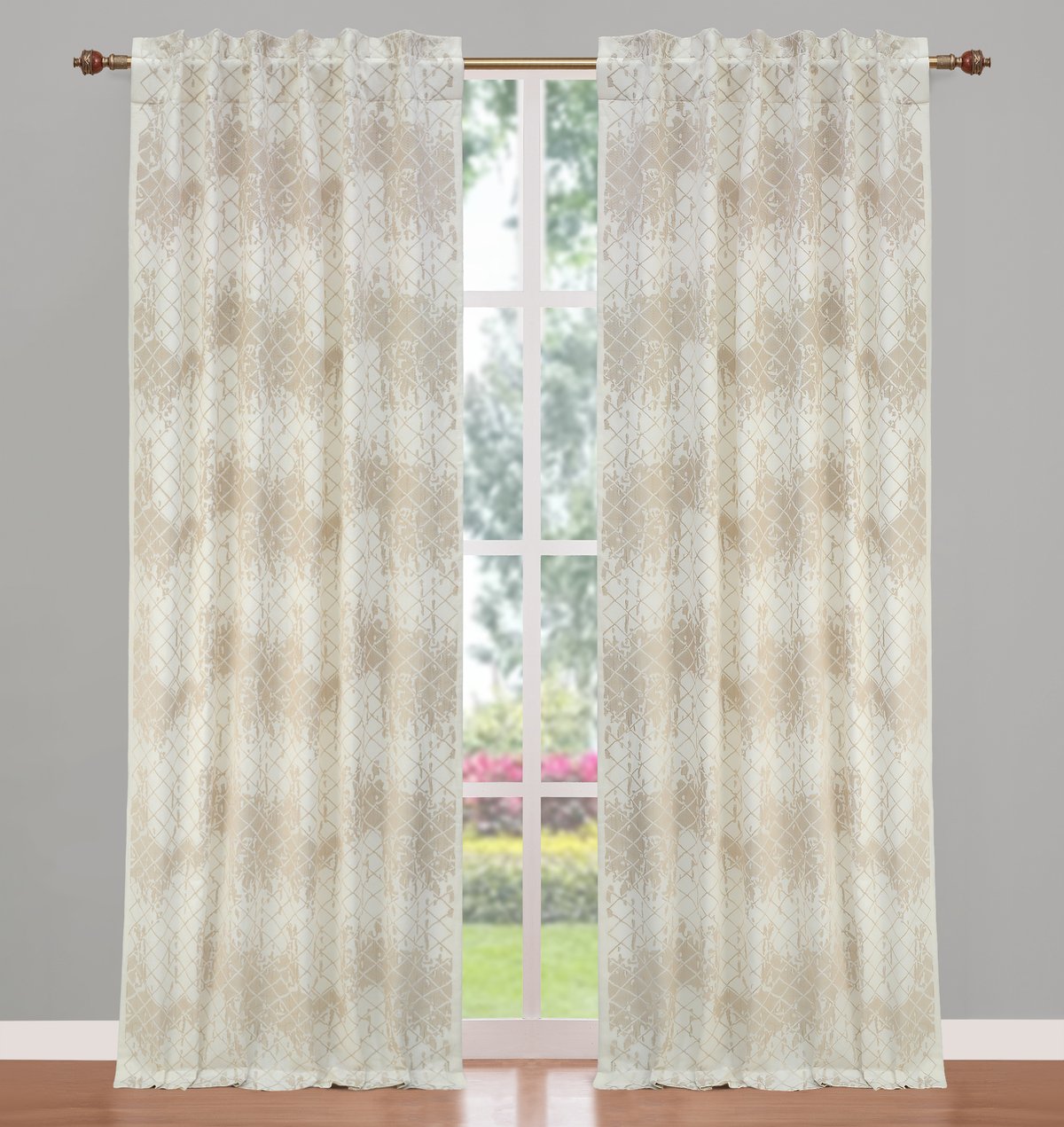 drapery panel - Ivory